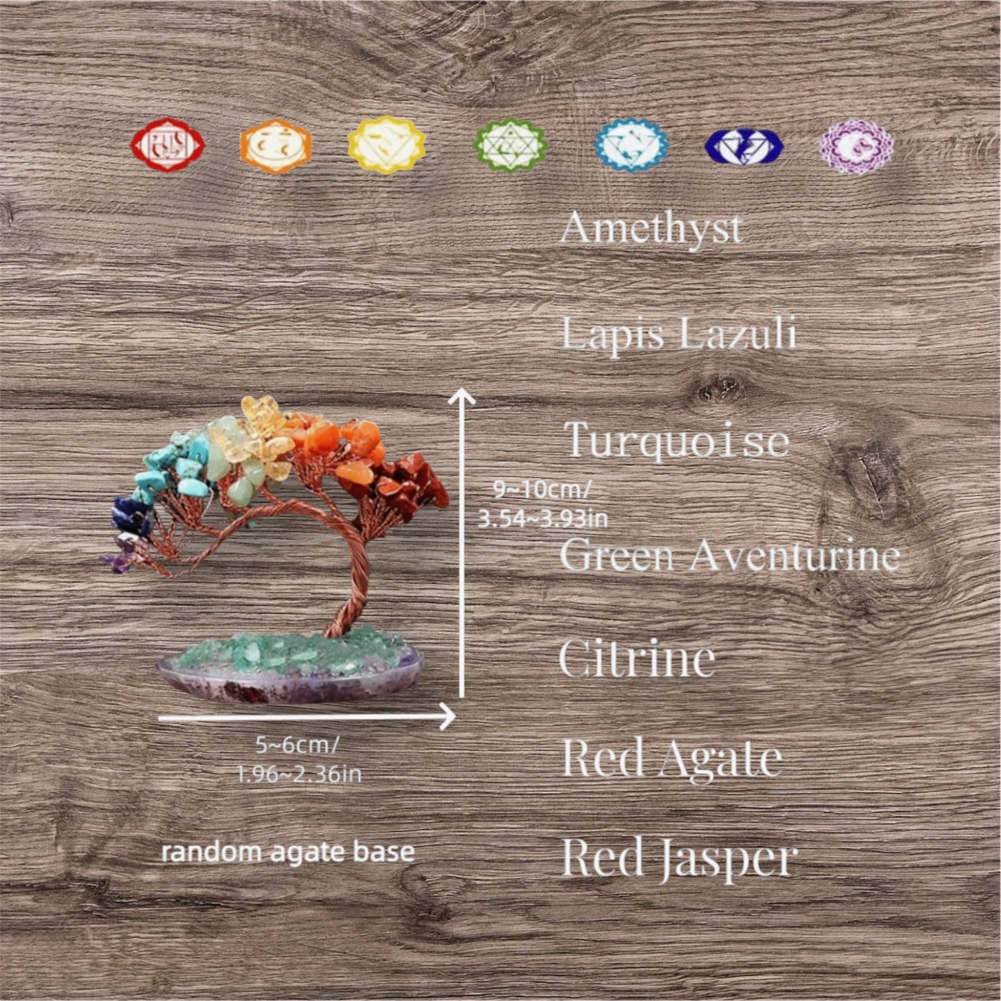 Crystal Healing 7 Chakra Tree