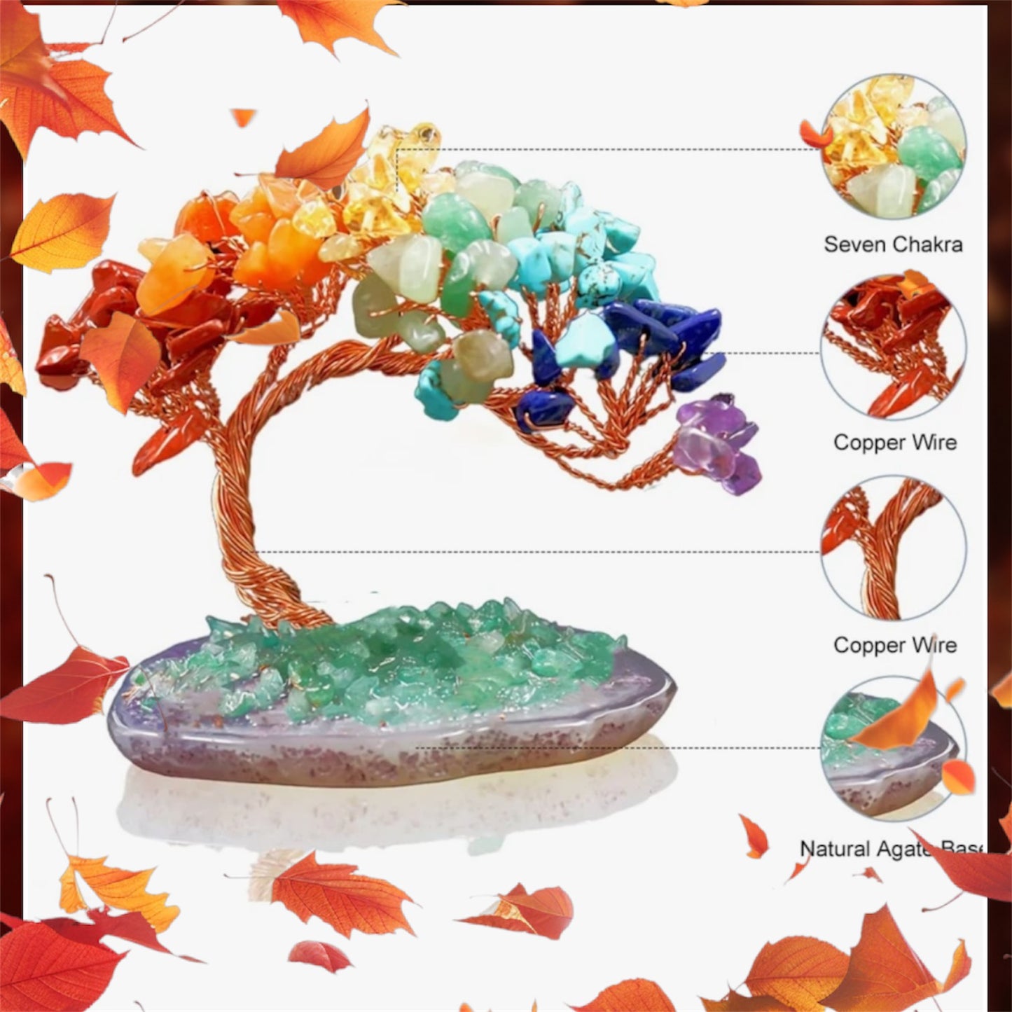 Crystal Healing 7 Chakra Tree