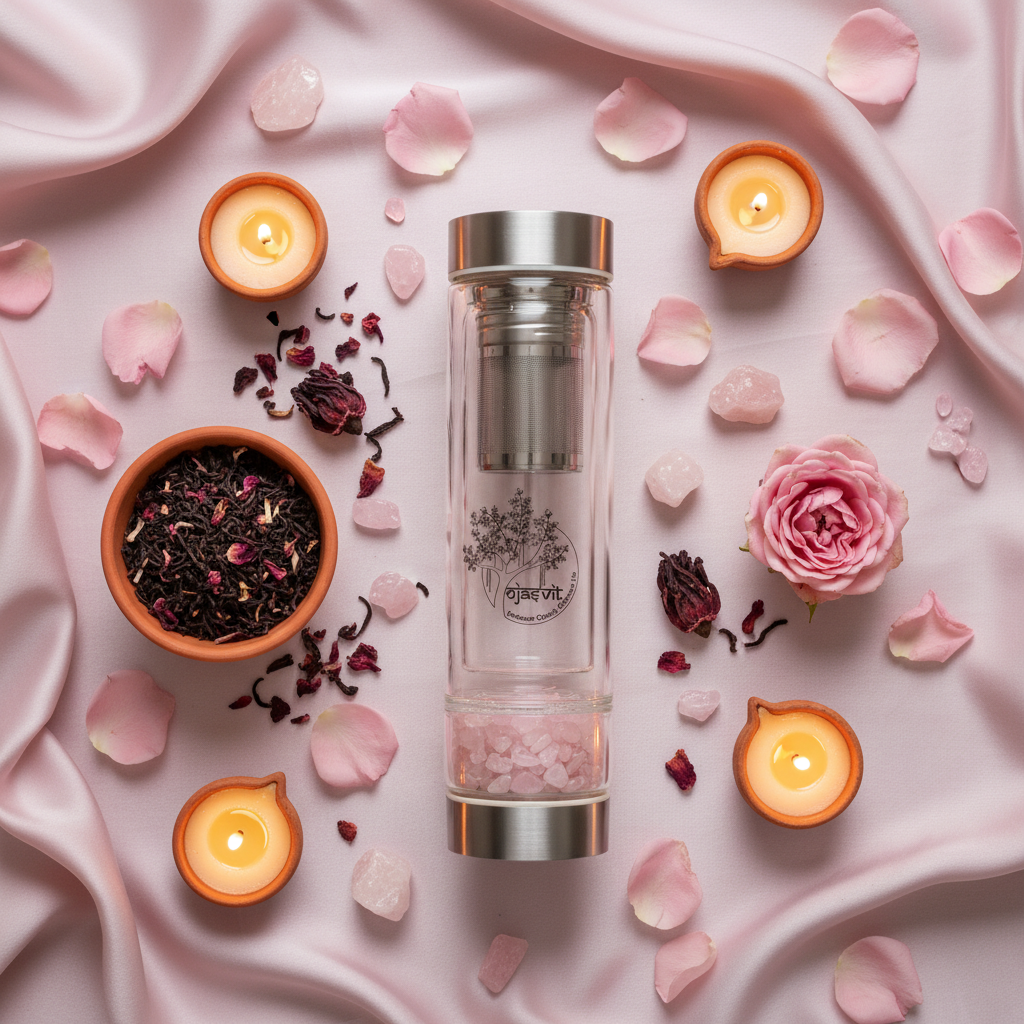 Crystal Infuser - Flat Lay Diya